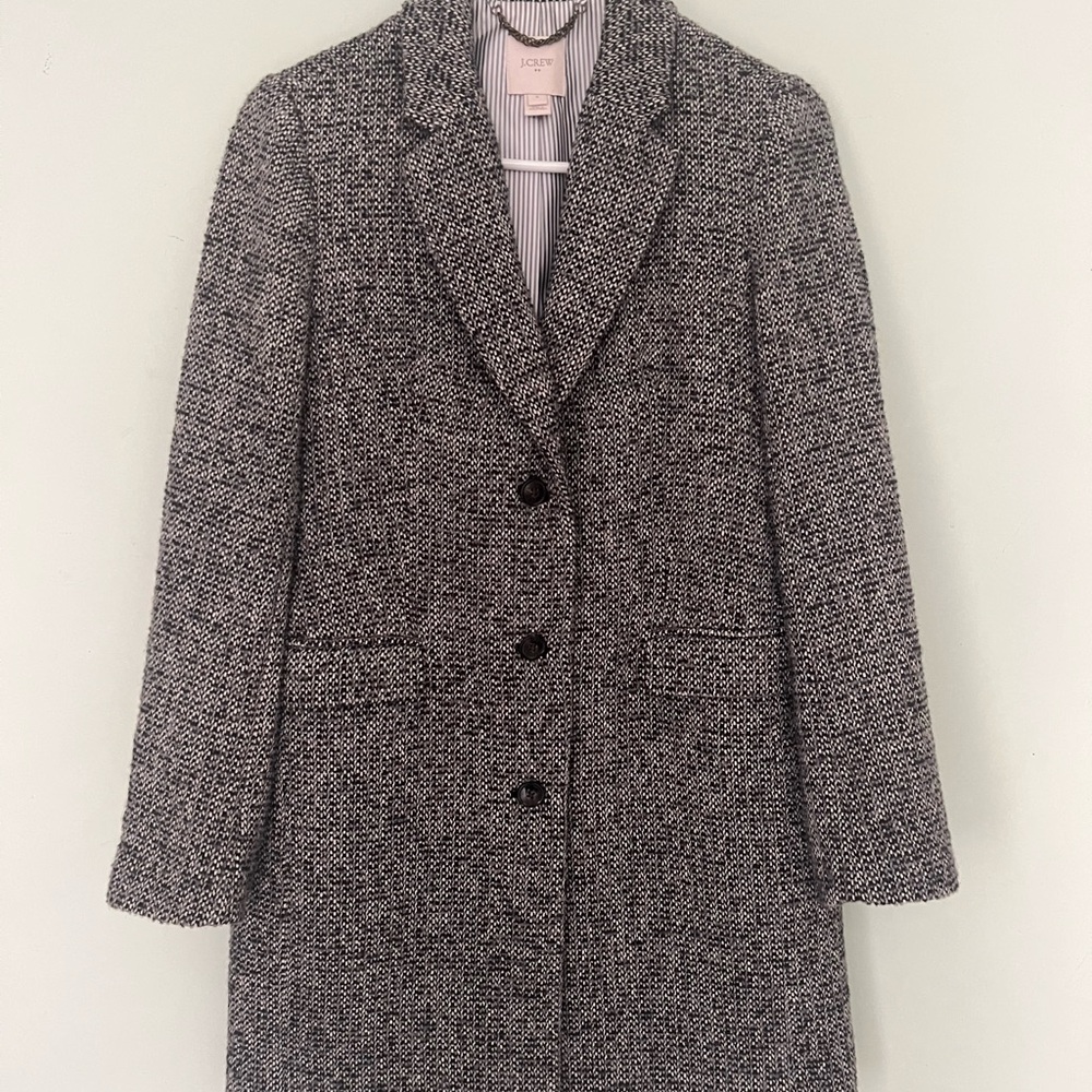 J.Crew Women’s Tweed Coat - Sz 4